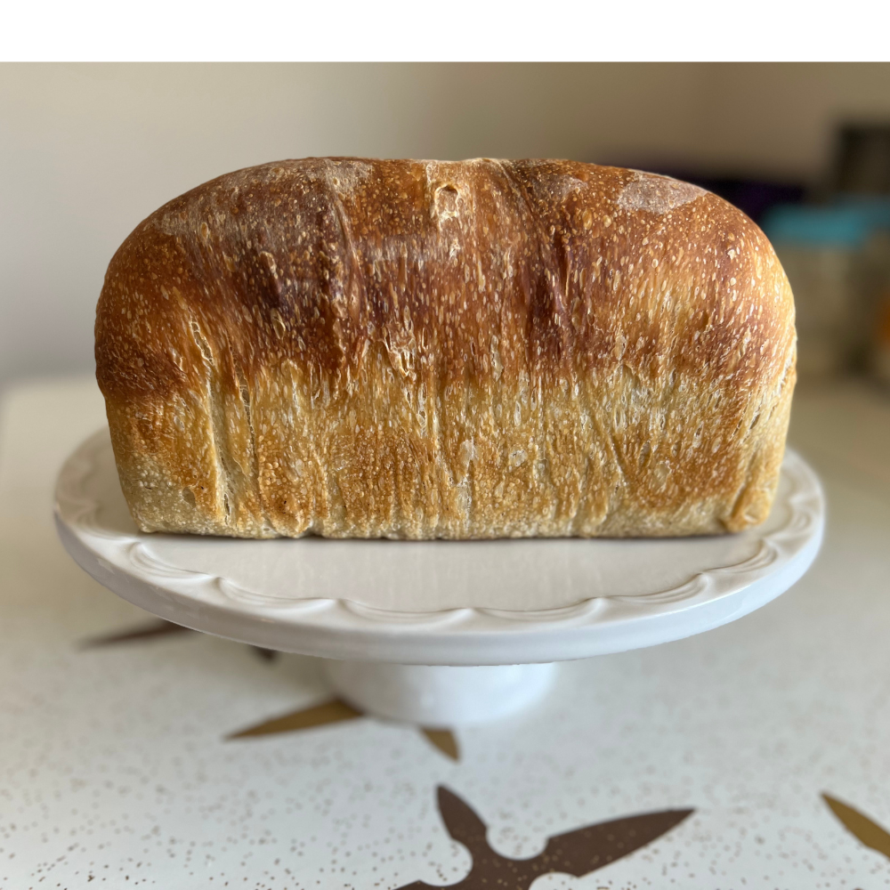 Soft Sourdough Sandwich Bread