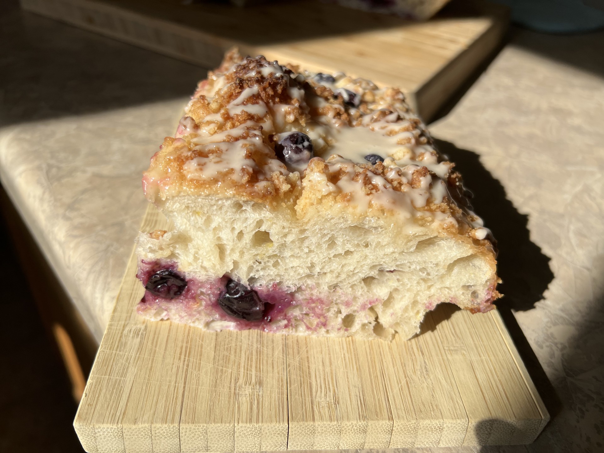 Lemon Blueberry Focaccia